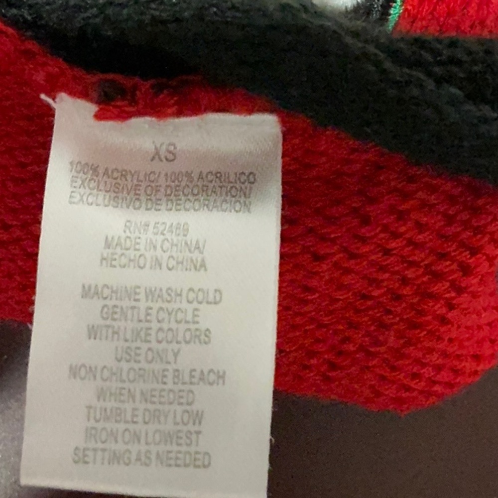 Penguin Knit Holiday Dog Sweater - Picture 7 of 7